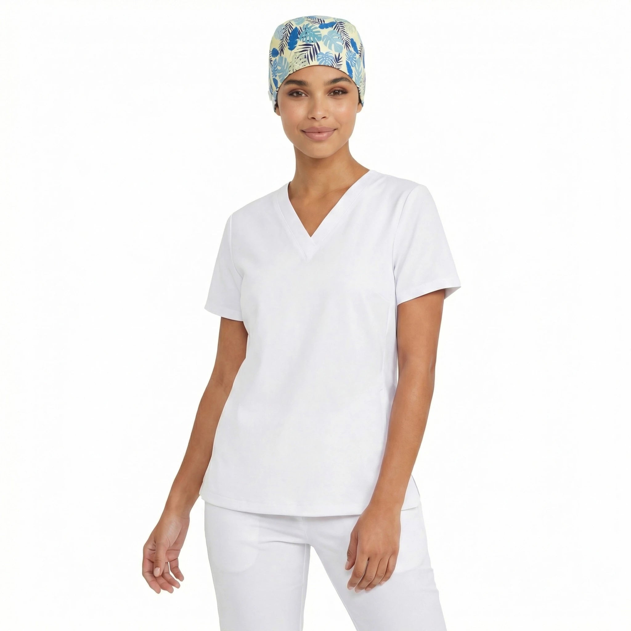 Gorro Hojas Azules para Enfermeras de Nurse is Love para enfermería y sanidad