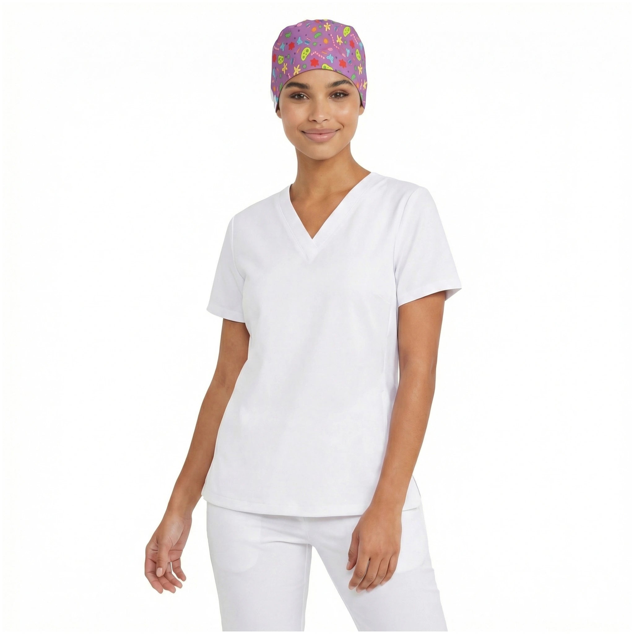 Gorro Microorganismos para Enfermeras de Nurse is Love para enfermería y sanidad