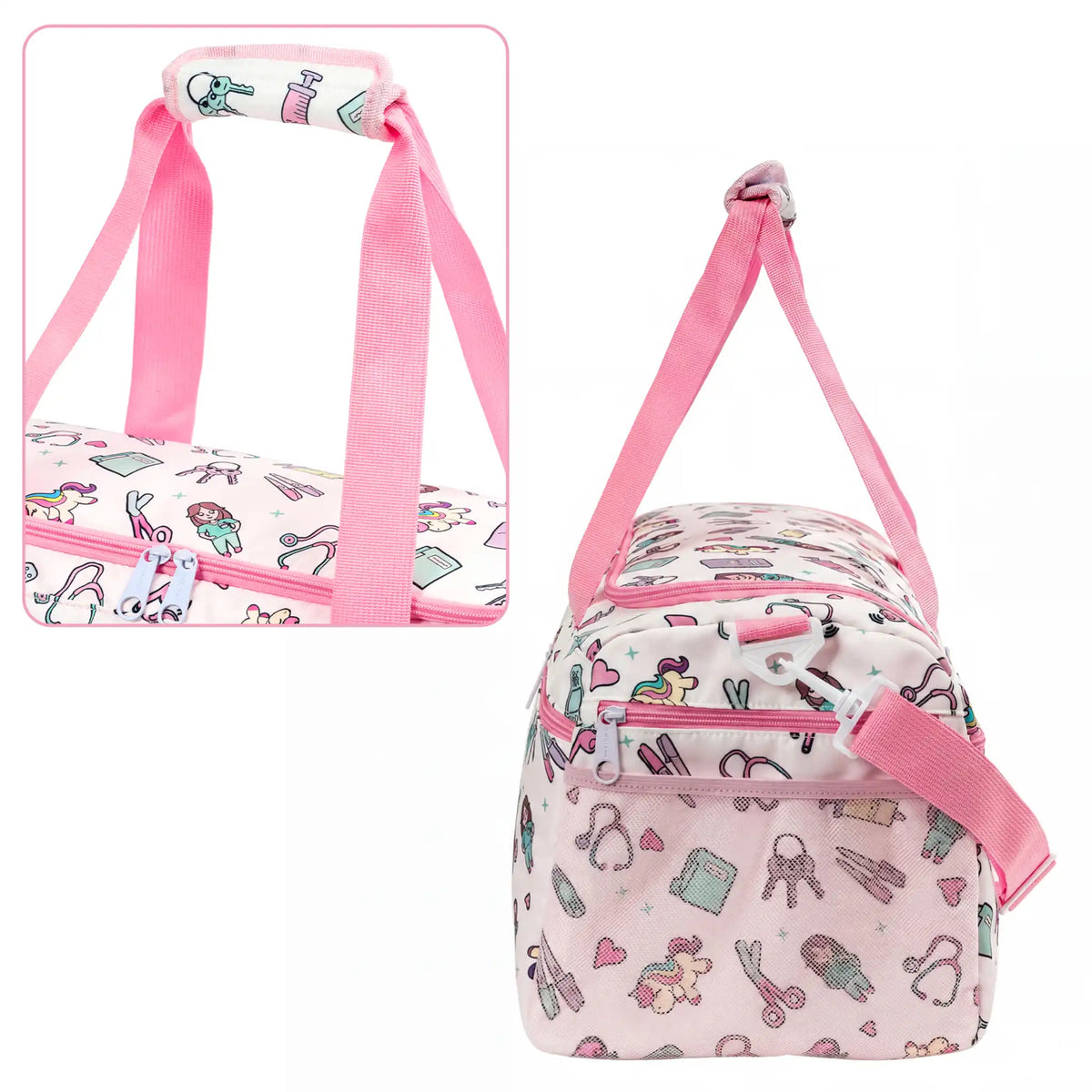 Bolso Deportivo para Enfemeras Unicornios de Nurse is Love para enfermería y sanidad
