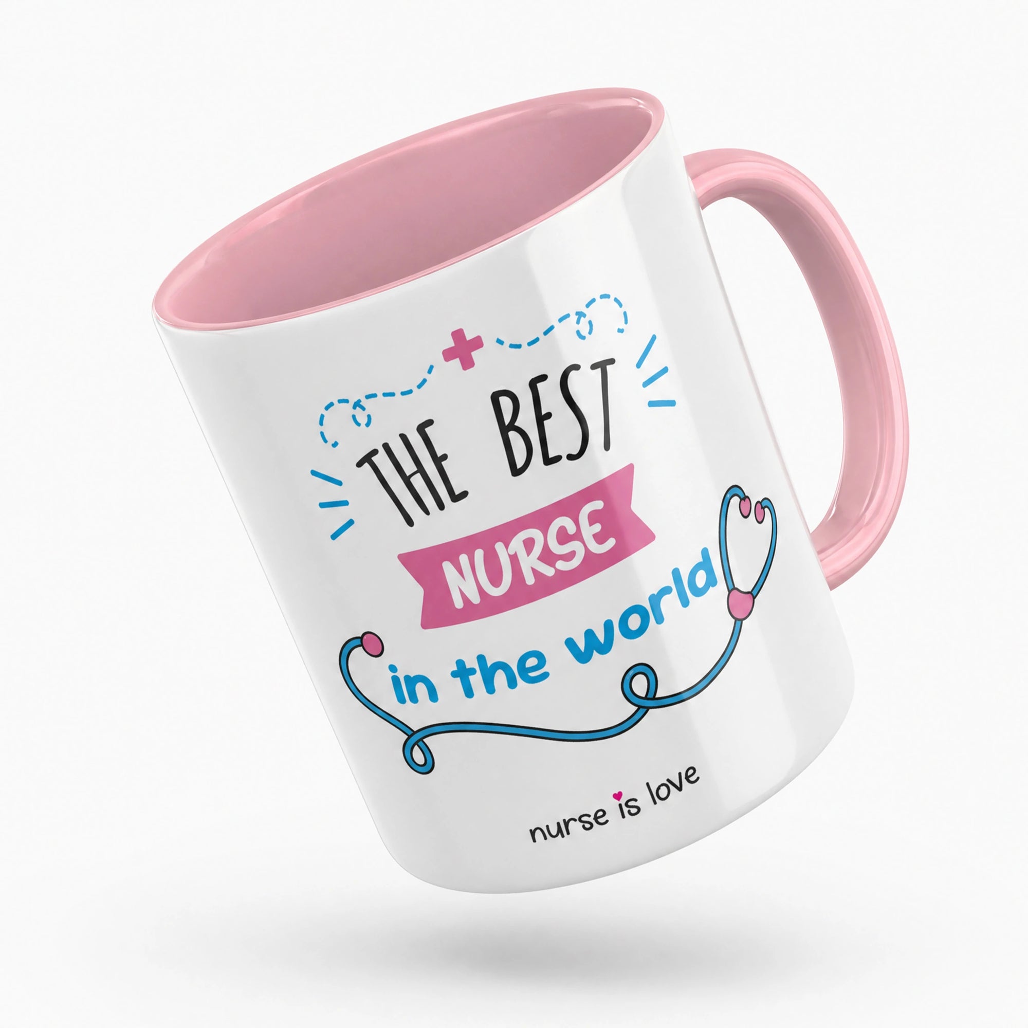 Taza para Enfermeras de Nurse is Love para enfermería y sanidad