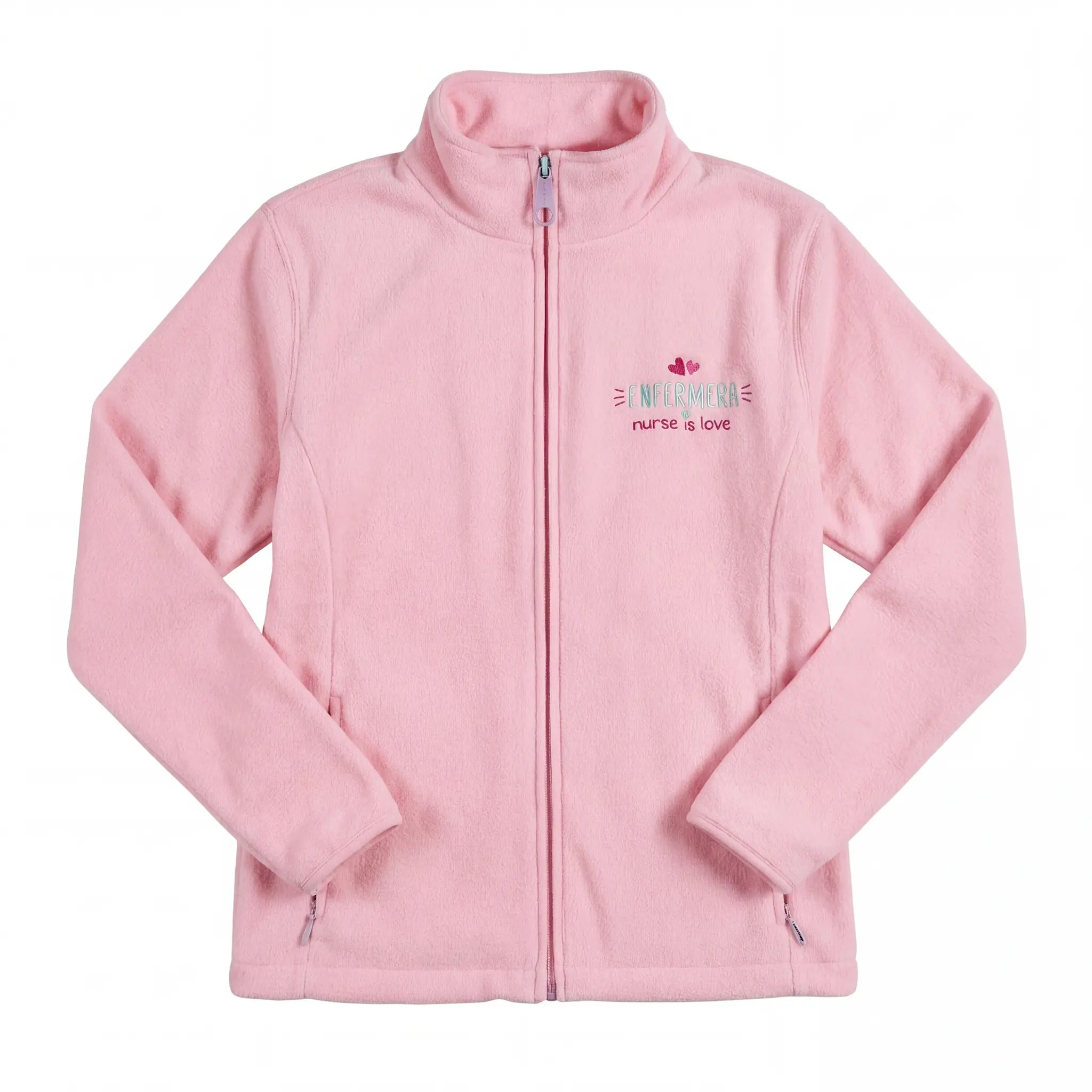 Chaqueta Polar Rosa para Enfermera de Nurse is Love para enfermería y sanidad