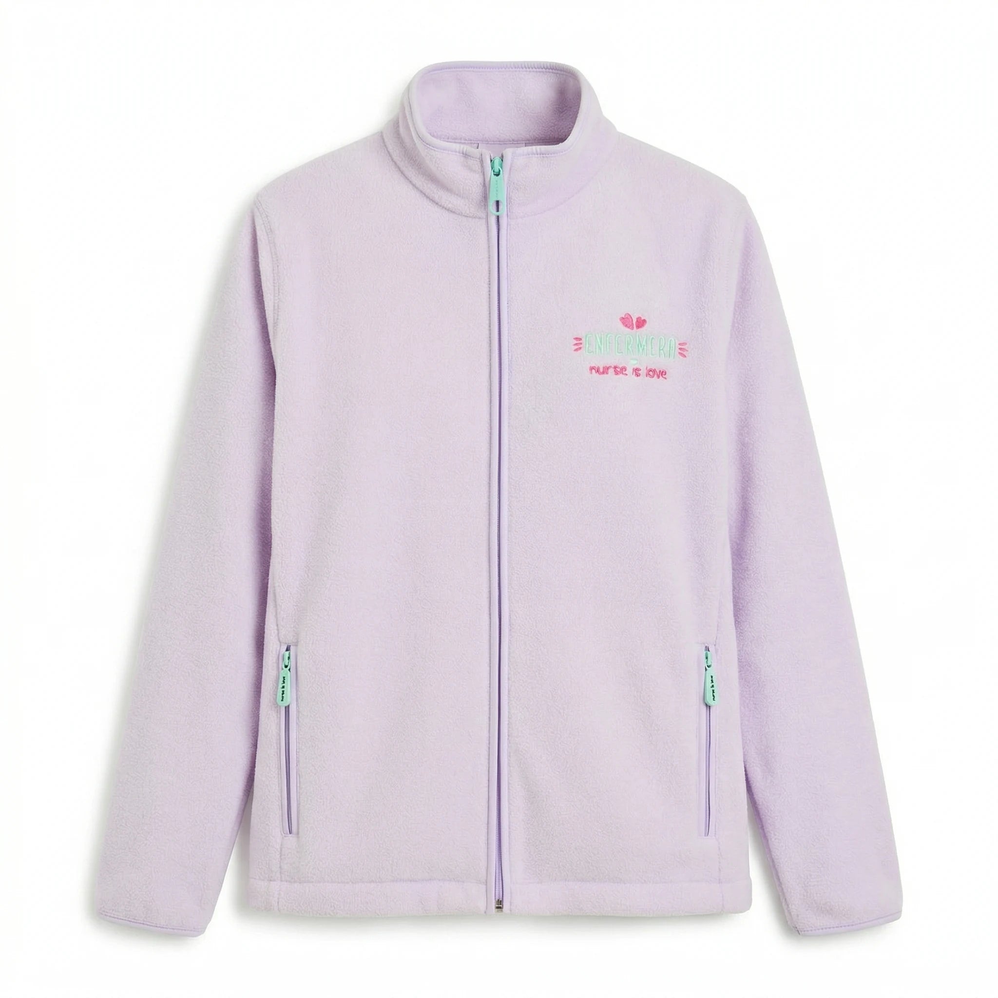 Chaqueta Polar Morada para Enfermeras de Nurse is Love para enfermería y sanidad