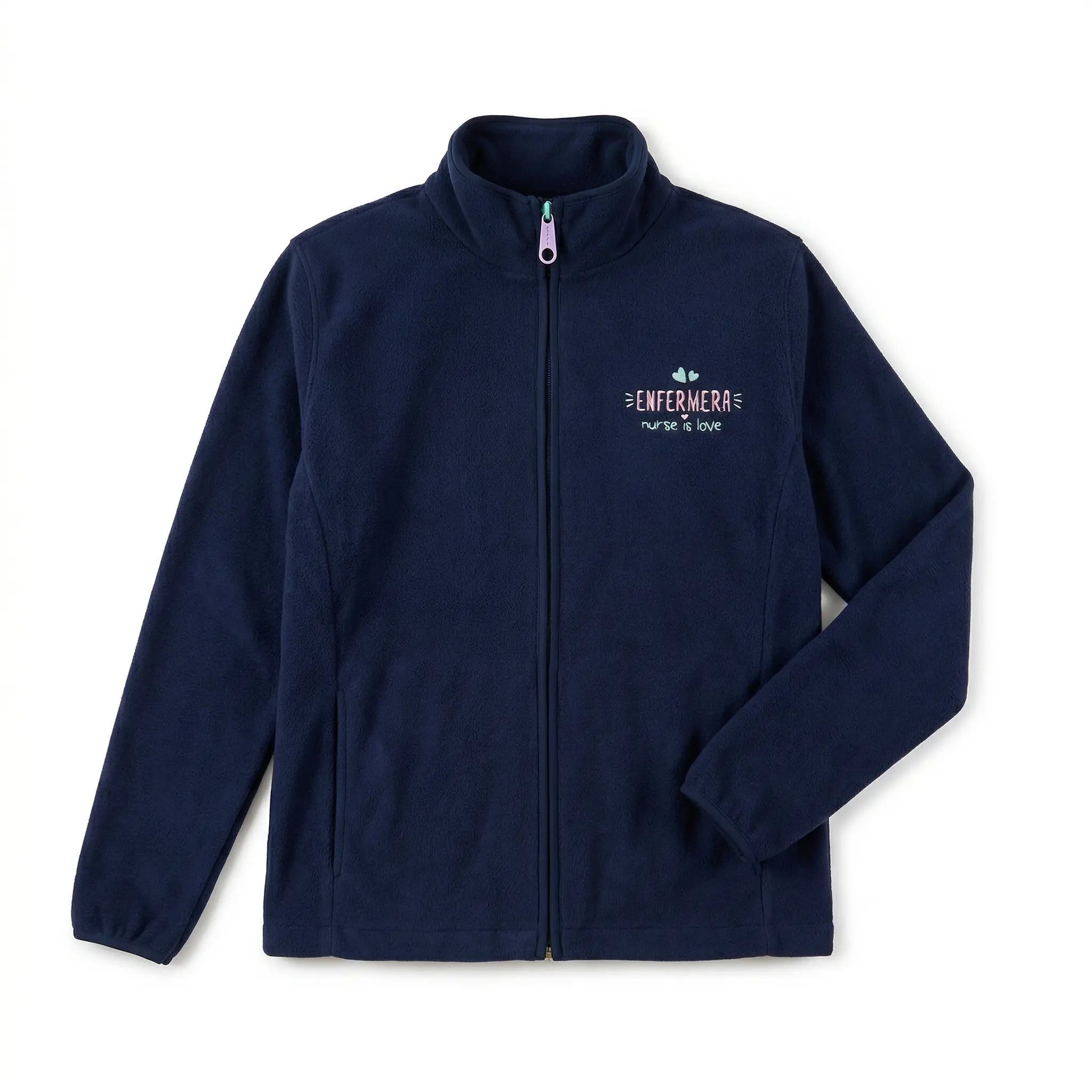 Chaqueta Polar Navy Instrumentos para Enfermeras de Nurse is Love para enfermería y sanidad