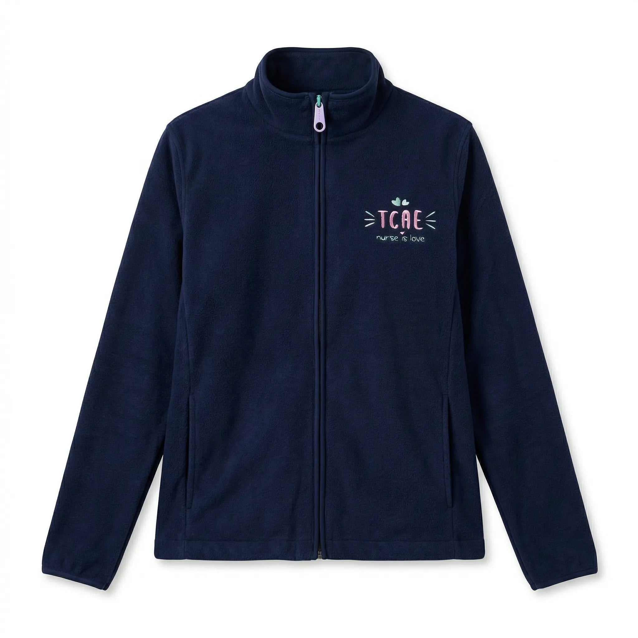 Chaqueta Polar Navy Instrumentos para TCAE de Nurse is Love para enfermería y sanidad