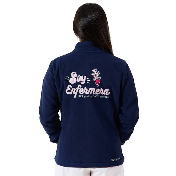 Chaqueta Polar Navy para Enfermeras