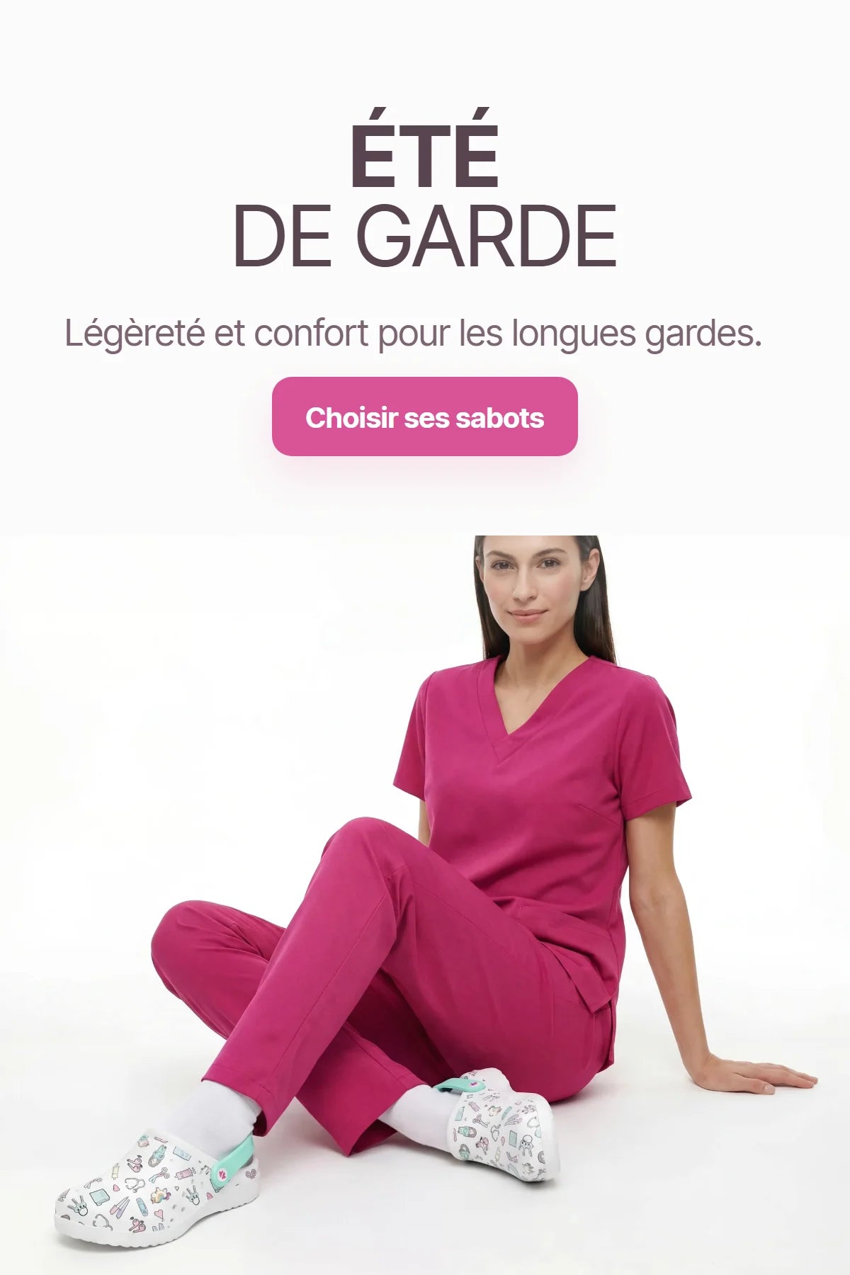 Localized mobile home banner for Nurse is Love clogs